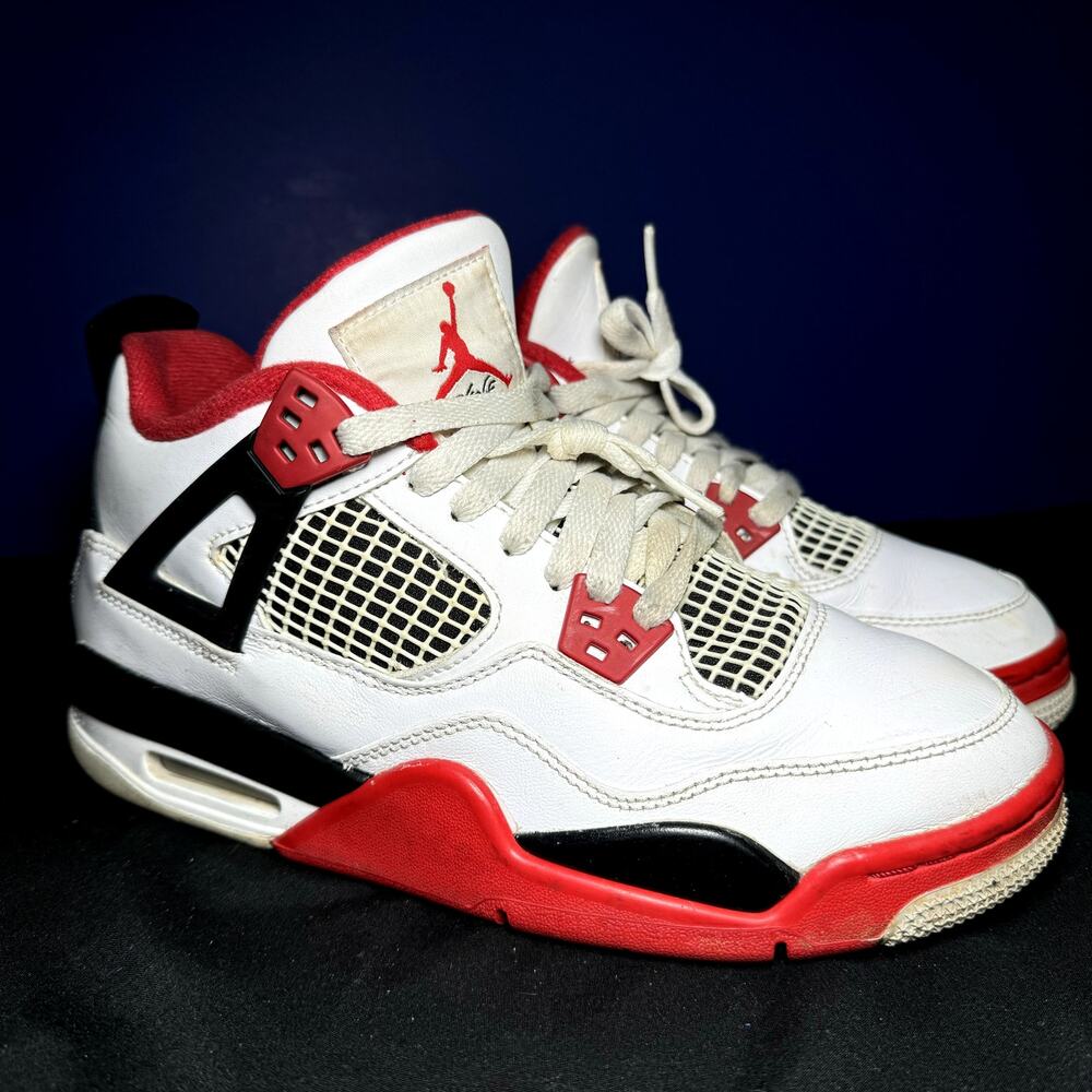 Size 6.5 - Nike Air Jordan 4 Retro OG GS Fire Red 2020 Men's Shoes